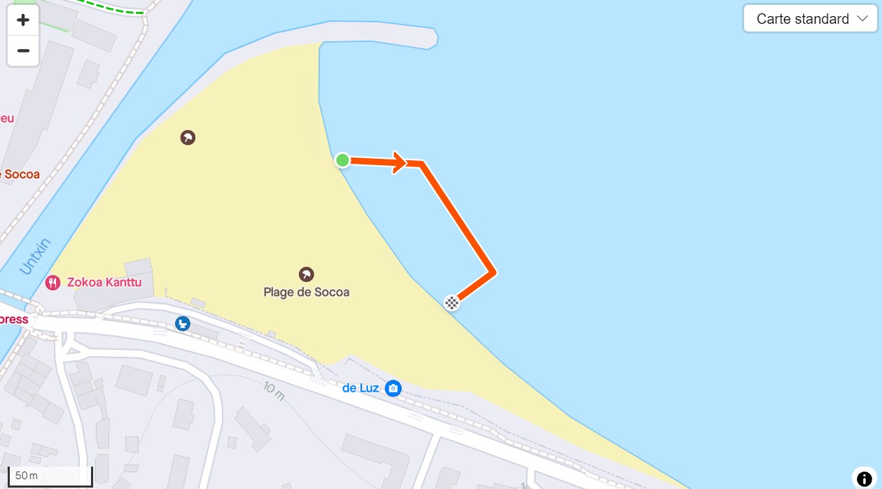 Triathlon des Corsaires 2024 : parcours natation format 10-13 ans